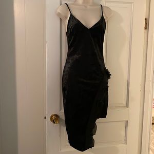 Velour black fashion nova Dress